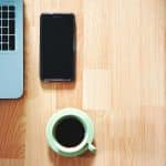 Desk organizers wirelessly charging devices