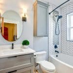 Shower heads conserving water with smart features